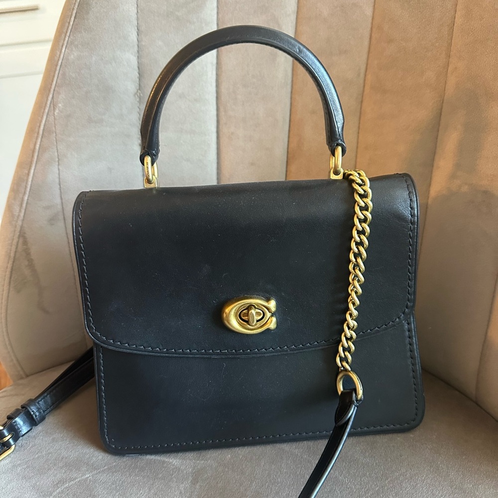 Coach Parker Top Handle Purse - Picture 2 of 5